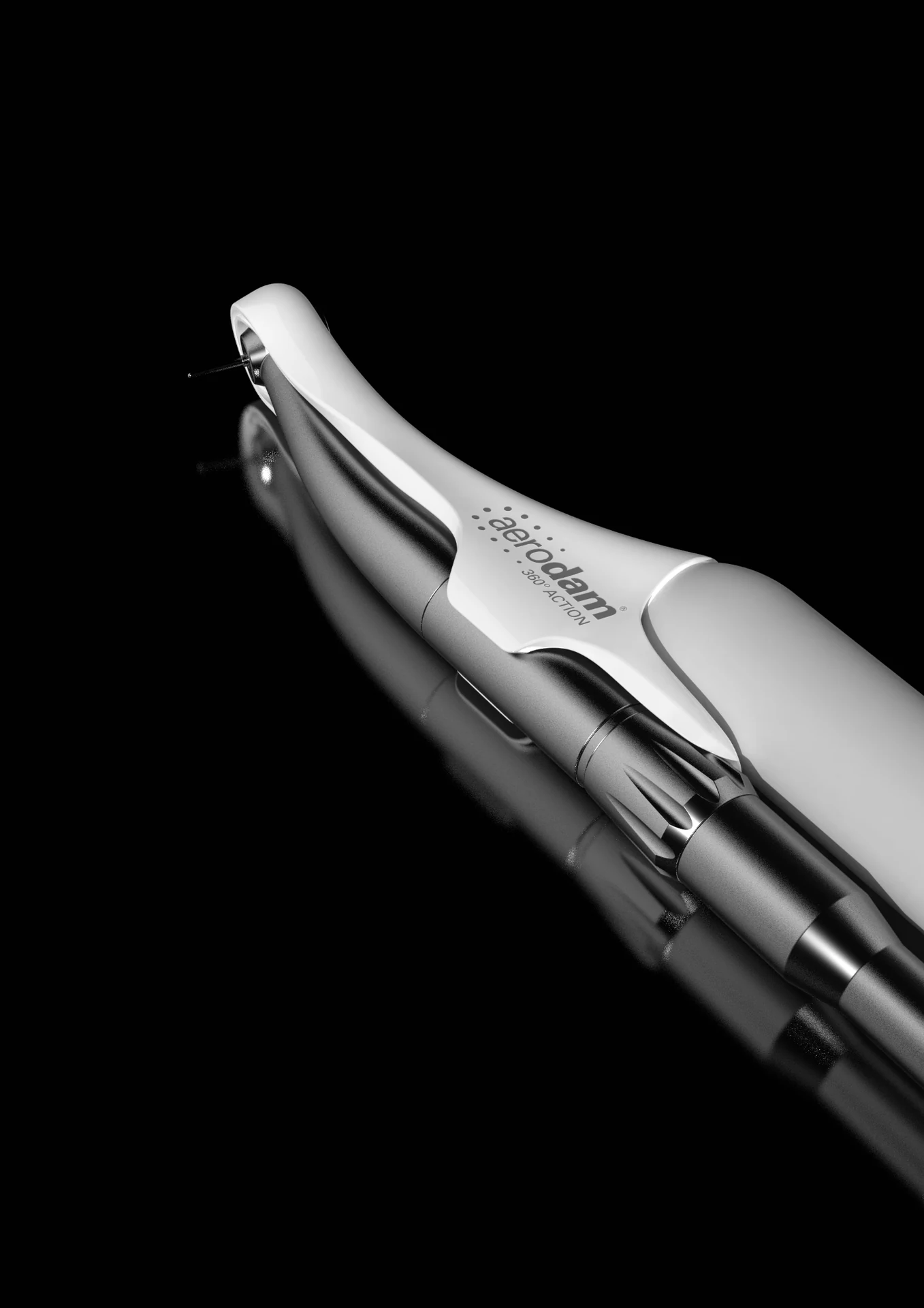 Aerodam product render against a black background