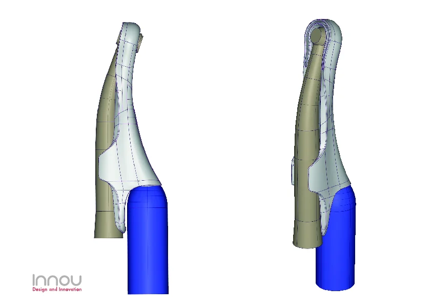 CAD surface development of the Aerodam housing