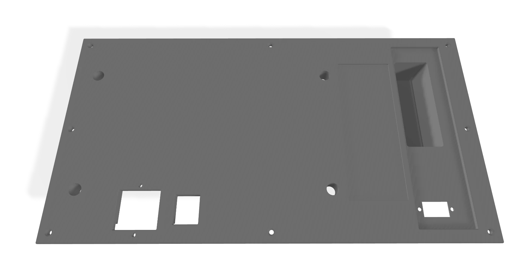 Top geometry of the revised mounting interface