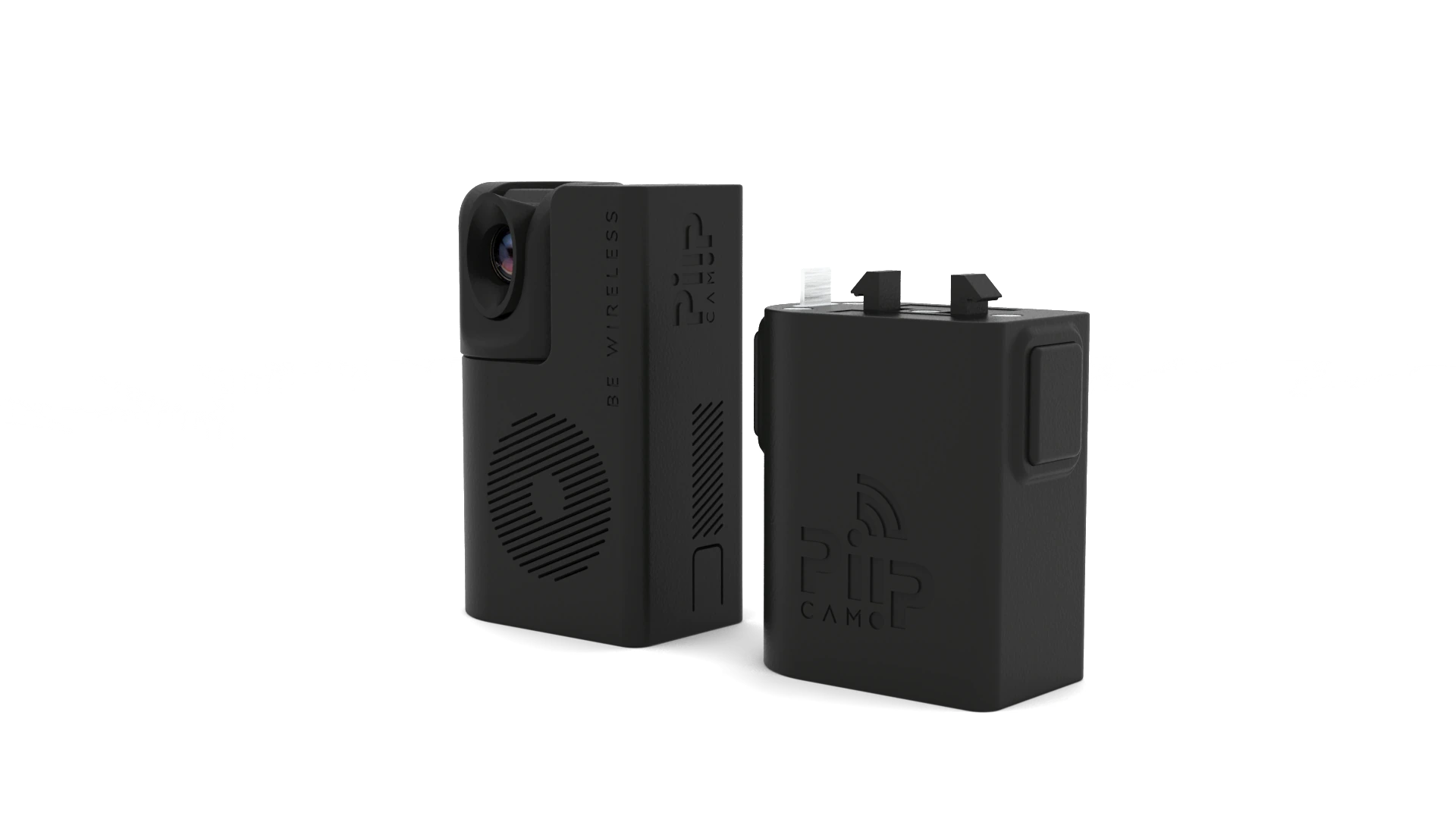 Piip Camo upper camera module separated from its lower battery module